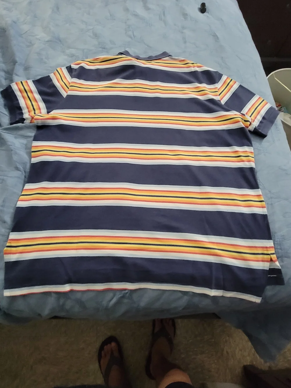 Polo by Ralph Lauren Men’s Navy Striped Polo Shirt